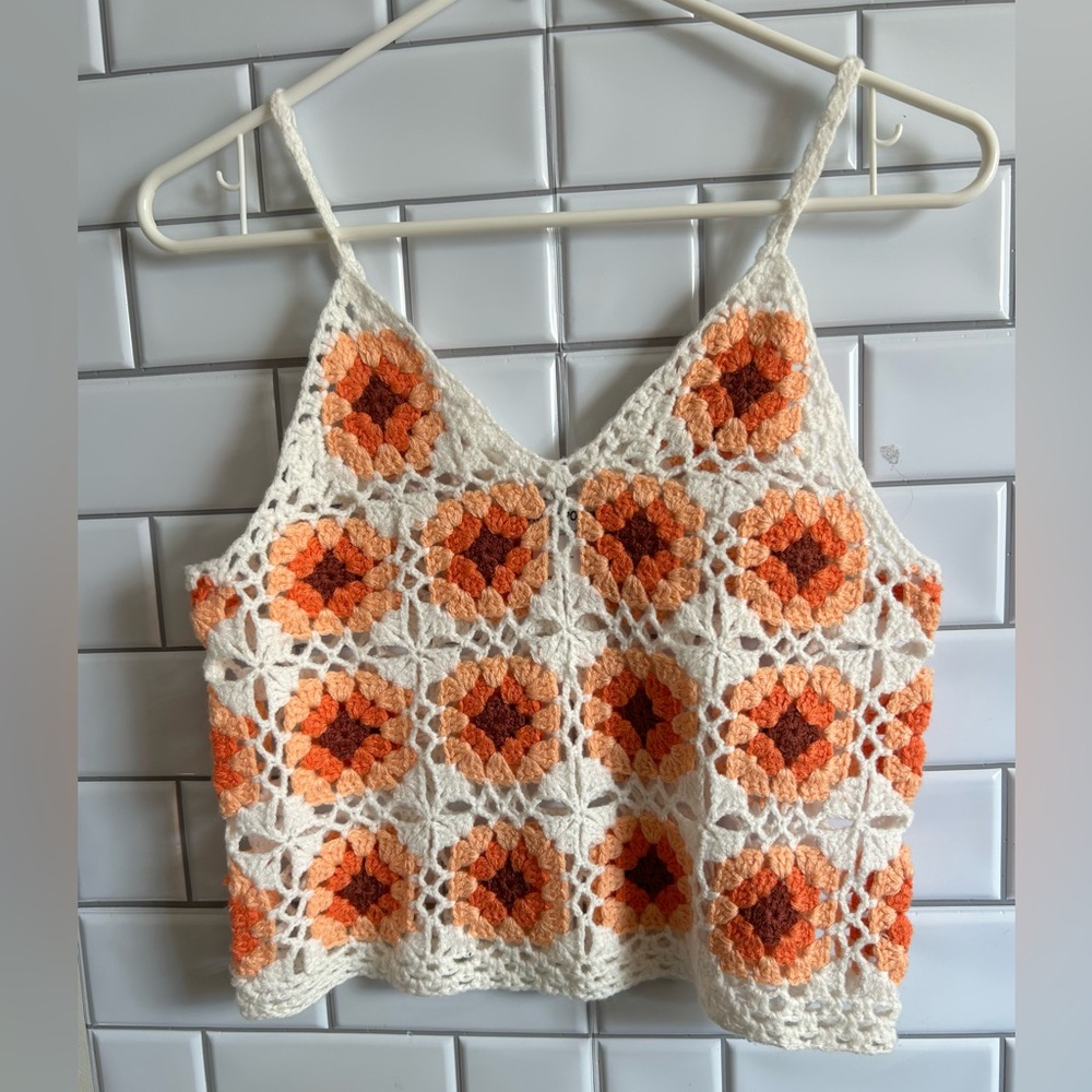 Cotton Emporium crochêt Women’s top/Size S